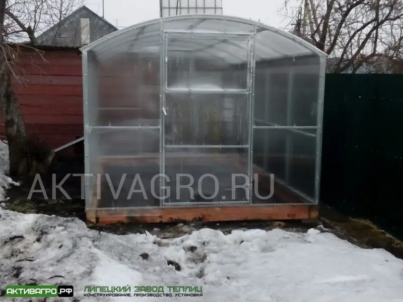 Теплица Ударница Благодатная, ширина 2.5 м, труба 40х20 Теплица Ударница Благодатная, ширина 2.5 м, труба 40х20
